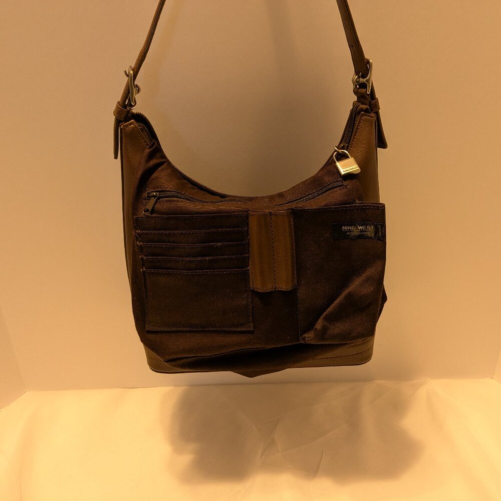Nine West Brown Bag - Picture 7 of 9
